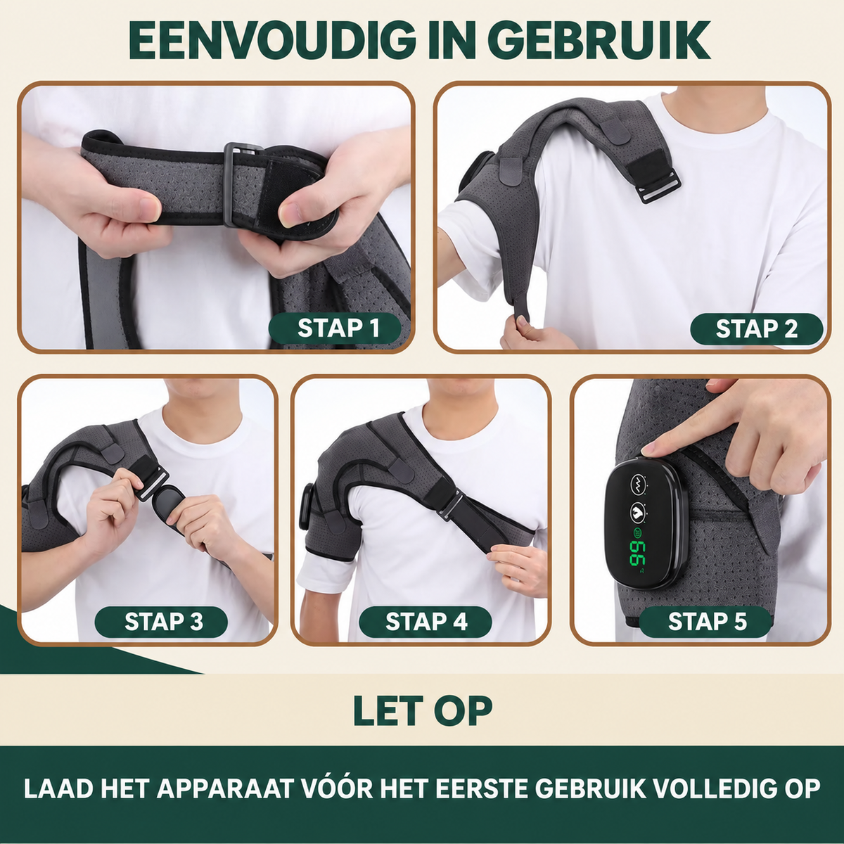Relivora 3-in-1 Schoudermassager